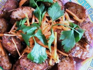 已经完成的肉卷